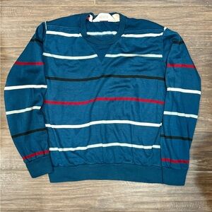 Boys Reach L Blue Striped Sweater